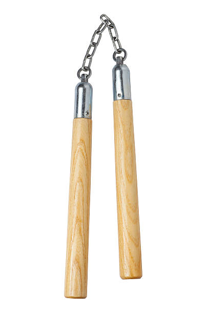 istock Wooden nunchaku 459891985