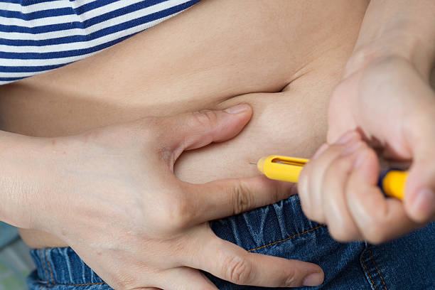 istock Easy injection pen of the medication. 459892149