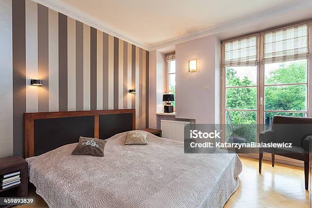 Vintage Mansion Bed Stock Photo - Download Image Now - Apartment, Bed - Furniture, Bedding