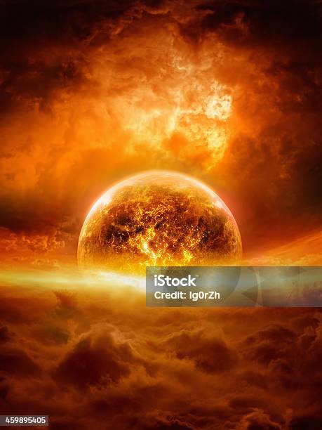 Exploding Planet Stock Photo - Download Image Now - Outer Space, Exploding, Planet - Space