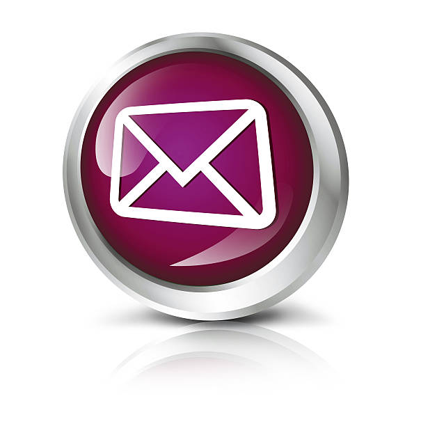 icône courrier électronique - opening mail letter envelope photos et images de collection