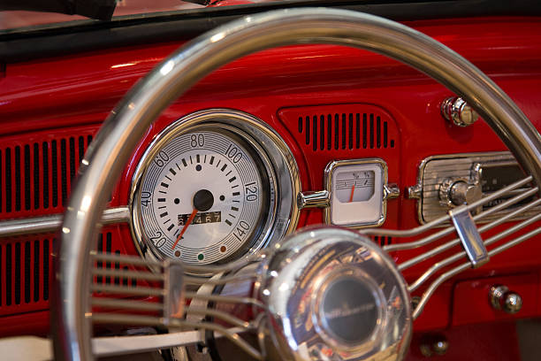 dashboard Vintage - foto stock