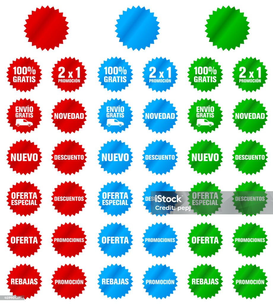 Pegatinas de tiendas - Ilustración de stock de Cultura española libre de derechos