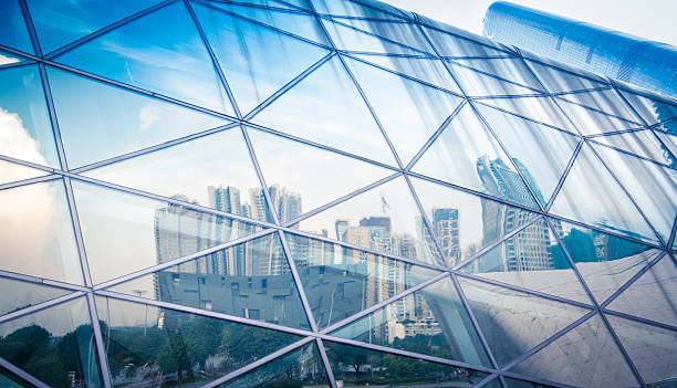 istock modern city urban futuristic architecture reflection 459902063