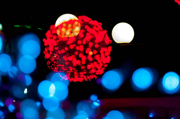 istock blury christmas red and blue lights 459903537