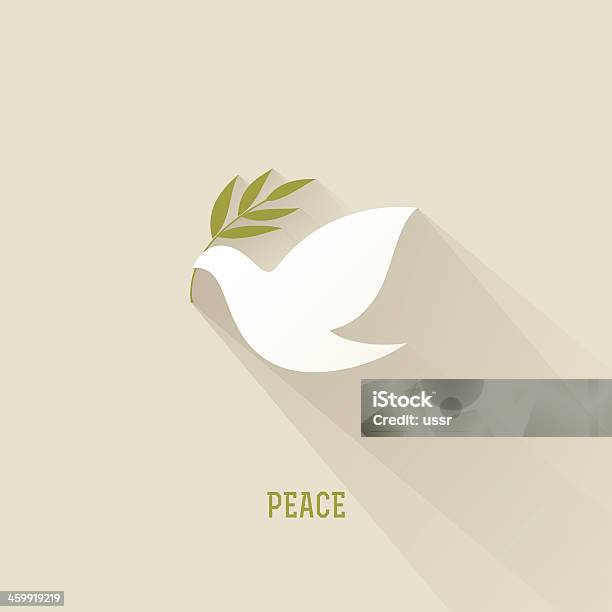 Peace Dove With Olive Branch Stock Illustration - Download Image Now - Dove - Bird, Symbols Of Peace, Pigeon