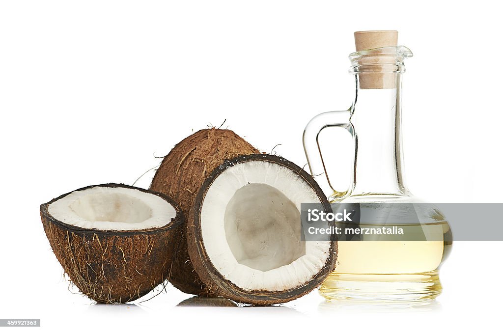 coconut and oil Botany Stock Photo