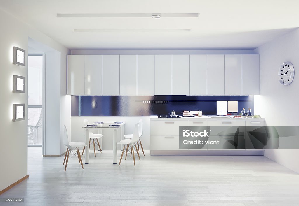 kitchen interior modern kitchen interior. design concept Cleanroom Stock Photo