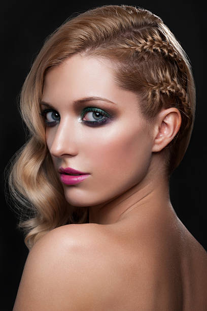 istock Woman with green eyeshadows 459923243