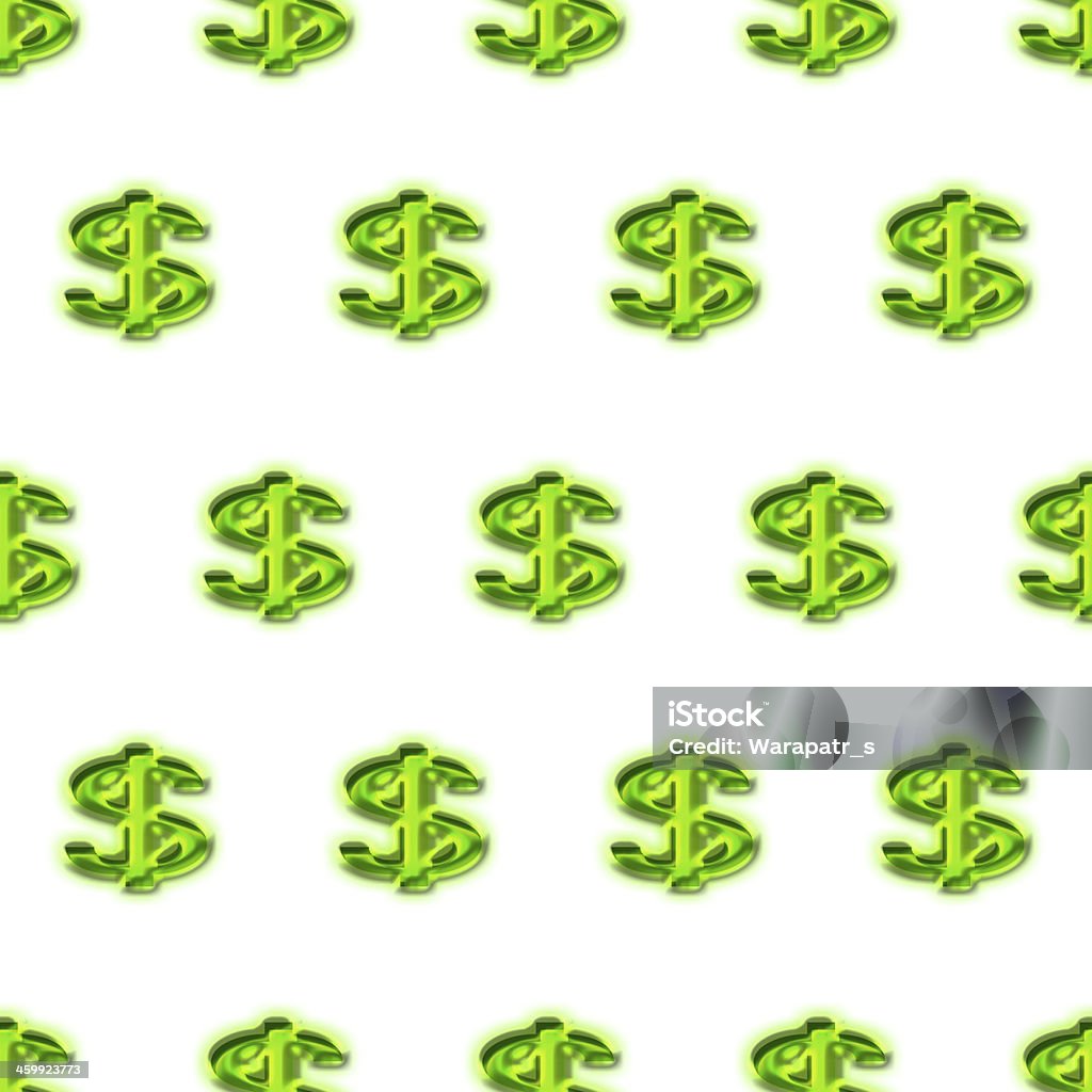 green dollar background Glowing green dollar sign on white Abstract stock illustration