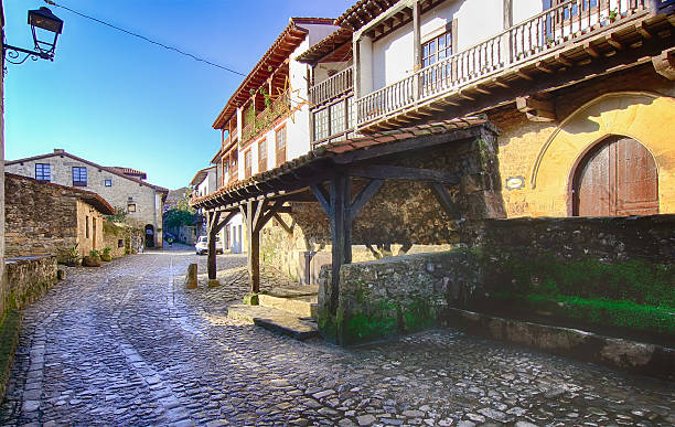 istock Streets typical of old world heritage village 459924301