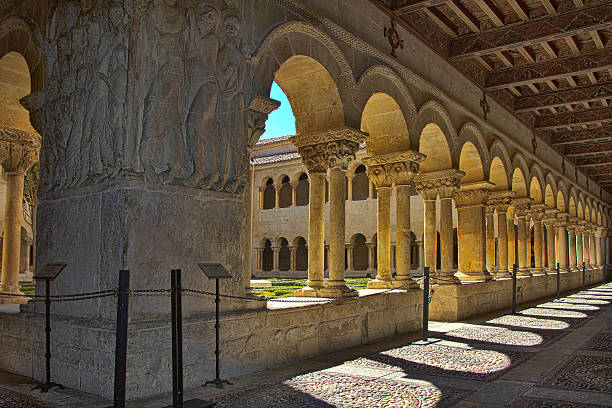 istock columns of the famous Monastery Silos in Spain 459925695