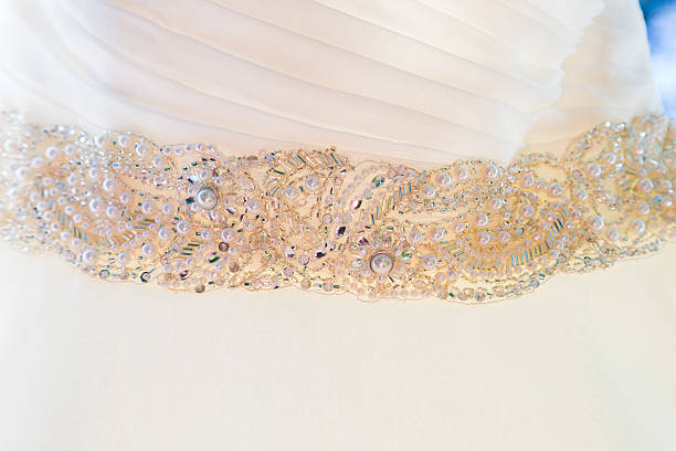 istock Wedding Dress Closeup Detail 459926645