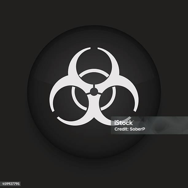 Vector Radiation Icon Eps10 Easy To Edit Stock Illustration - Download Image Now - Alertness, Atom, Atomic Bomb