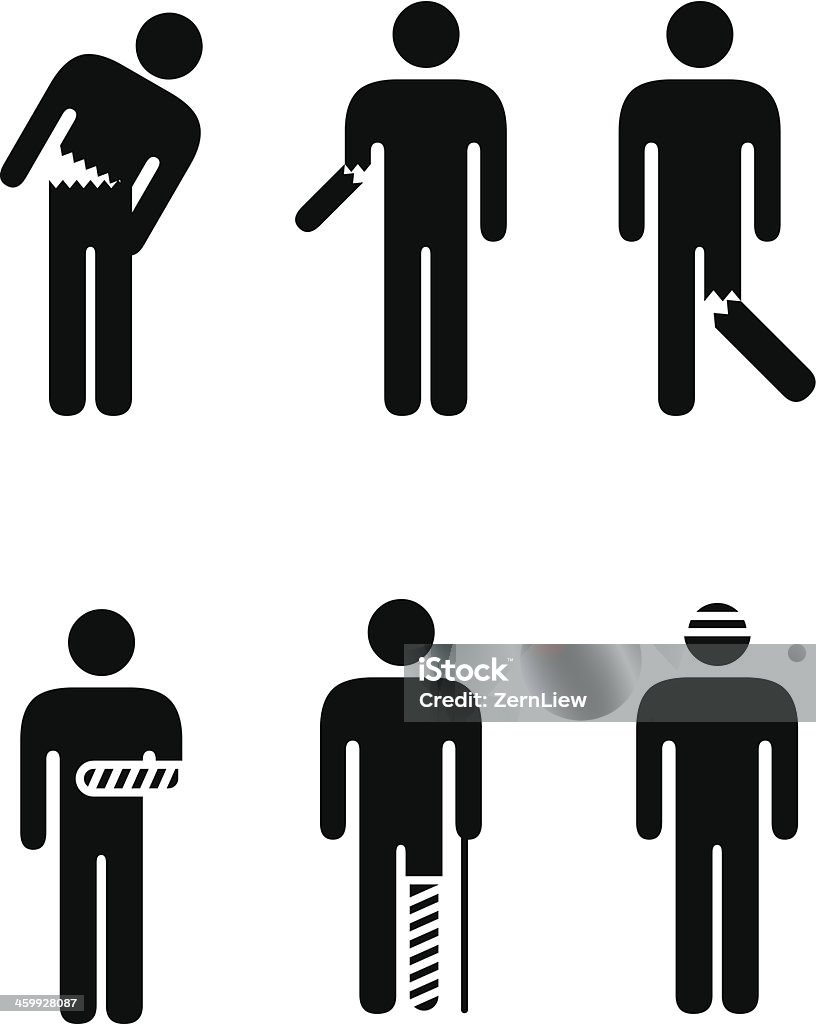 Multiple Injuries Icon Injuries Stock Illustration - Download Image Now - Healthcare And ...
