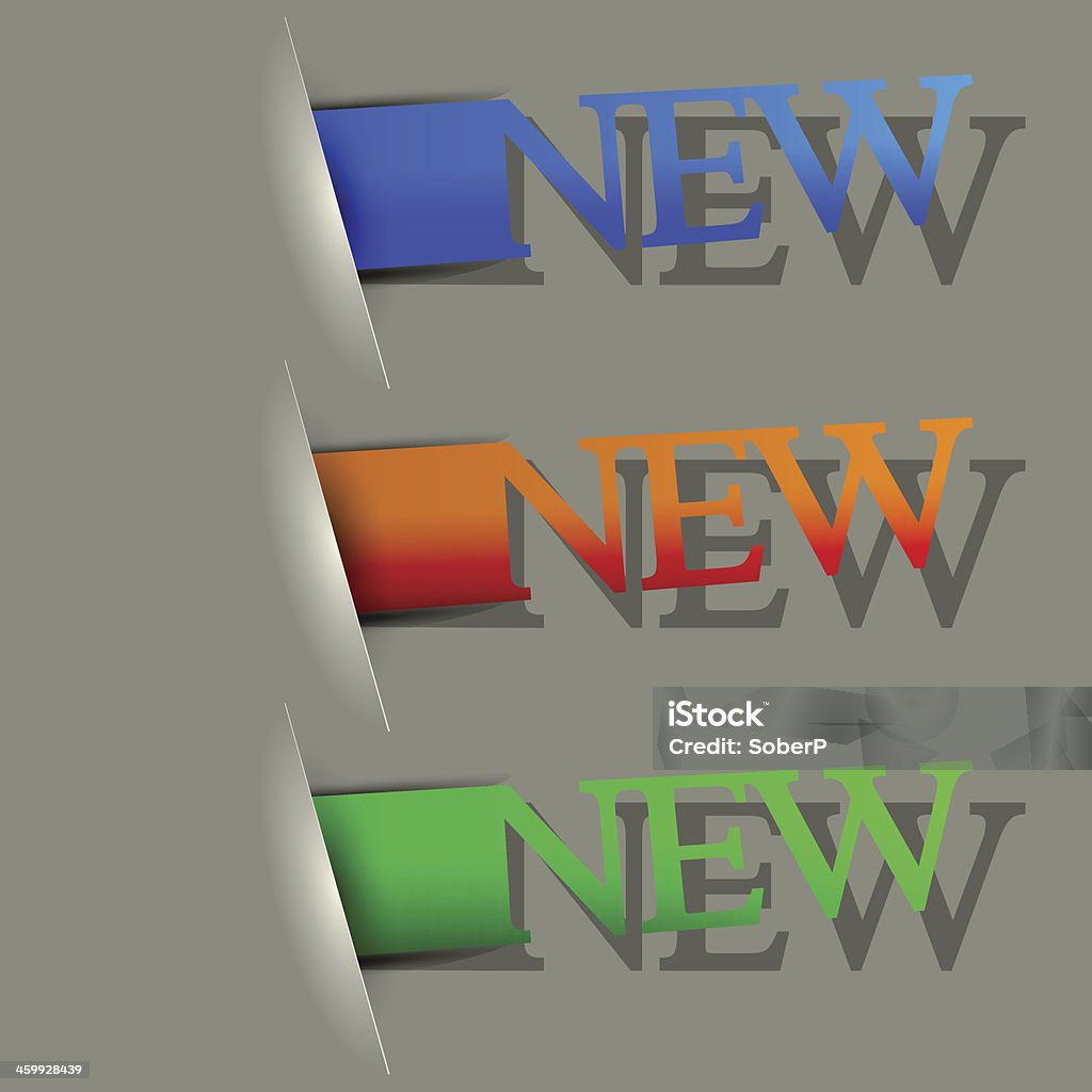 New Edition Vector Label Vector New Label Set Eps10 Illustration Stock Illustration - Download ...