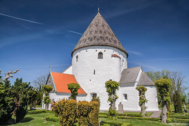 Old danish round church in Ãsterlars