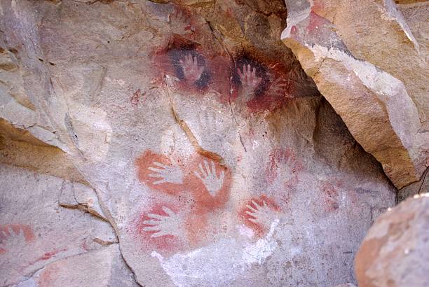 istock Rock paintings in Patagonia 459930111