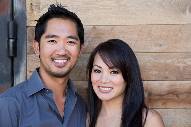 istock Happy young asian couple 459934683