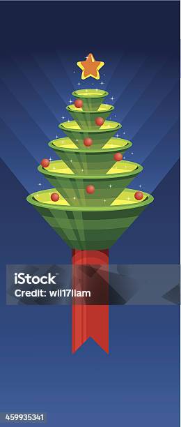 Christmas Tree Stock Illustration - Download Image Now - Celebration, Christmas, Christmas Card