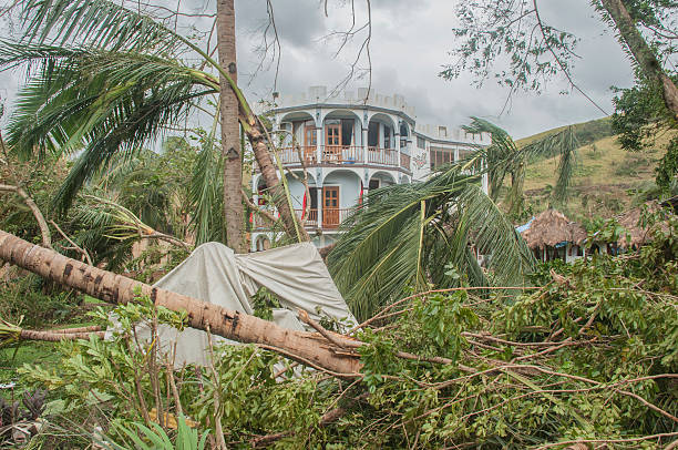 Tyhpoon Yolanda Haiyan 2013 Coron Island, Philippines - 9 November 2013 - Typhoon Yolanda has destroyed big parts of the Philippines hurrican stock pictures, royalty-free photos & images