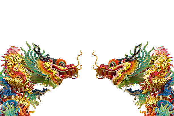 Chinese style dragon statue