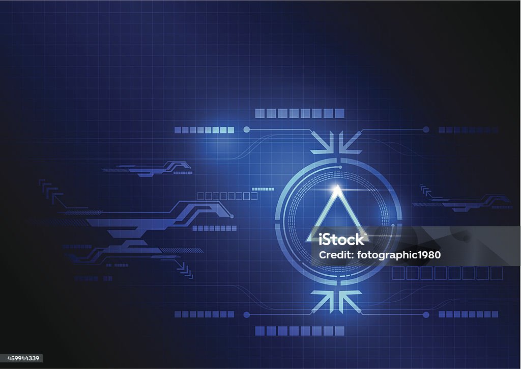 Modern Button And Technology Background Design Stock Illustration ...
