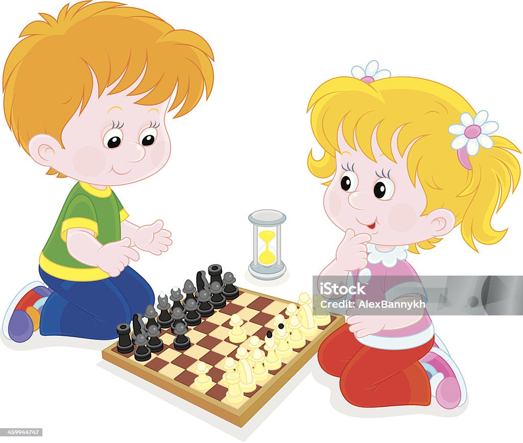 Vetores de As Crianças Jogam Xadrez e mais imagens de Brincar - Brincar,  Criança, Xadrez - Jogo de tabuleiro - iStock