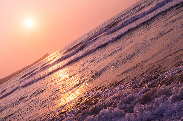 Sunny seashore stock photo