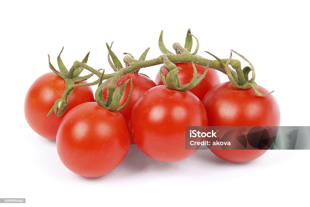 Cherry-Tomaten auf der vine - Lizenzfrei Ast - Pflanzenbestandteil Stock-Foto