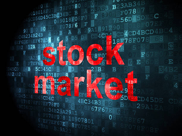 istock Finance concept: Stock Market on digital background 459954635