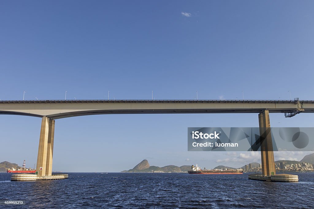 Rio-Niteroi bridge - Lizenzfrei Rio Niteroi-Brücke Stock-Foto