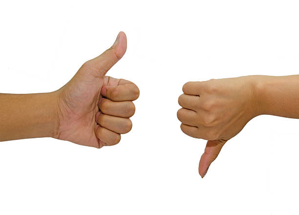 istock Hand with thumb up isolated on white background 459961165