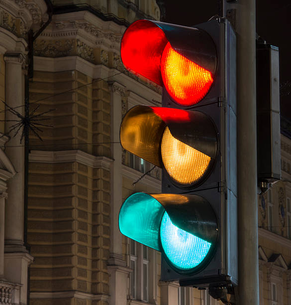 istock All the colors of a traffic light 459961537