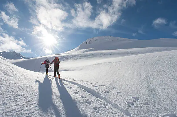 Photo of ski touring trails