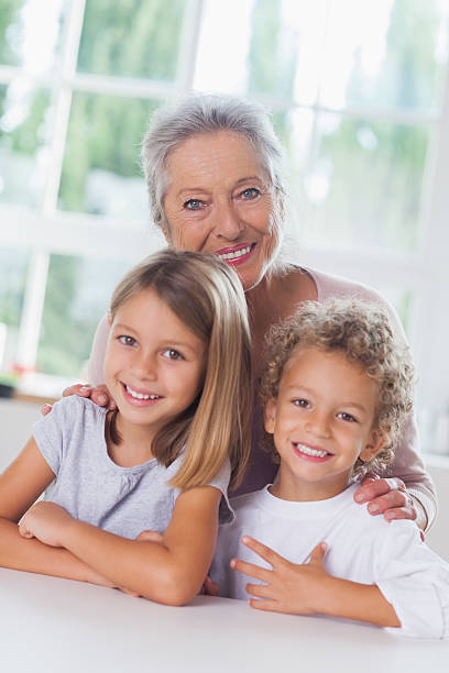 istock Children with grandmother 459965547