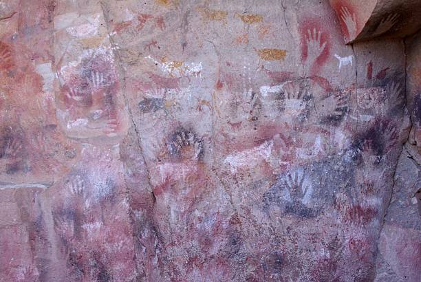 istock Rock paintings in Patagonia 459968785