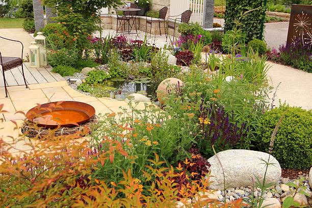 istock Wonderful garden scene 459969011