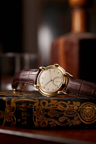 Antique Gold Watch stock photo