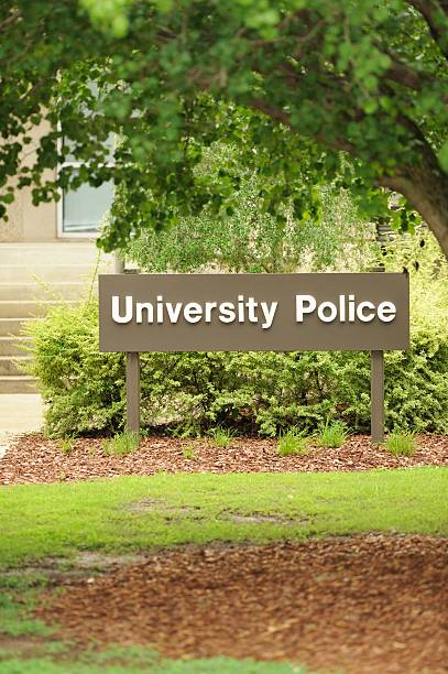 istock University police sign 459969365