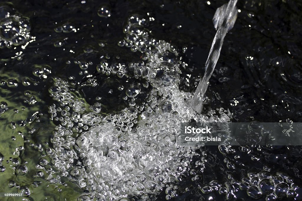 Water bkg Fountain macro shot. Abstract Stock Photo