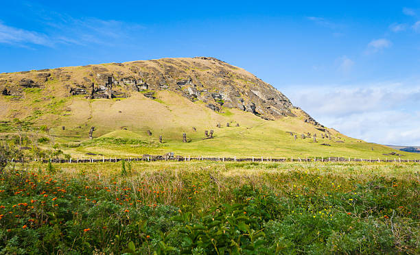 istock Moai on Rano Raraku Slope, Easter Island, Chile 459970549