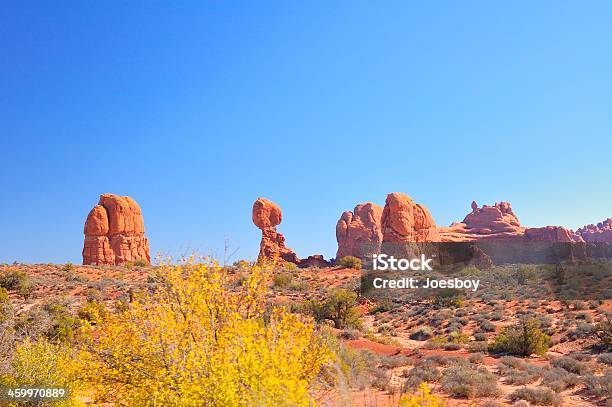 Arches Balanced Rock Stock Photo - Download Image Now - American Culture, Arches National Park, Balanced Rock