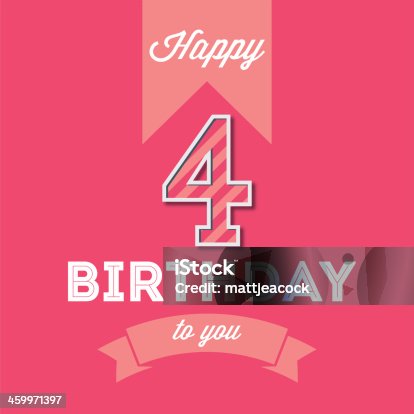 istock Happy birthday card 459971397