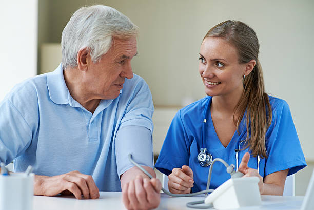 istock Blood pressure monitoring 459972291