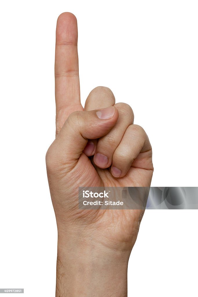 La main avec un Tracé de détourage d'Index - Photo de Montrer du doigt libre de droits