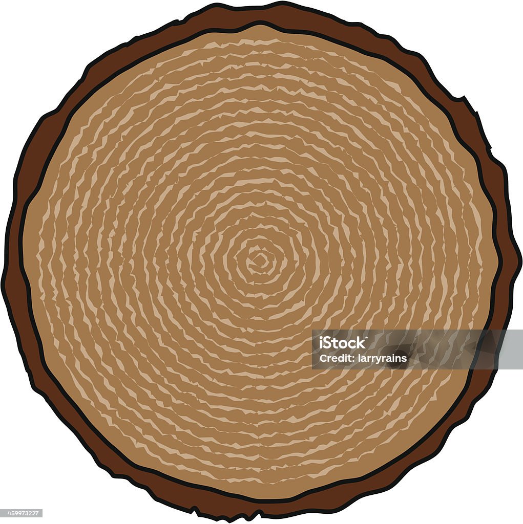 Tree Rings Character Tree Ring Stock Illustration - Download Image Now - Tree Ring, Vector ...