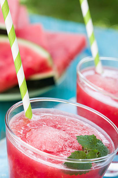 istock Watermelon Smoothie Served as a Summer Drink 459973839