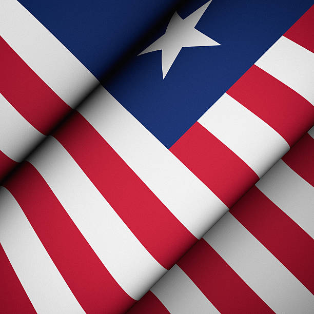 Flag of the Republic of Liberia. CG-image.
