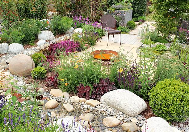 istock Wonderful garden scene 459978453